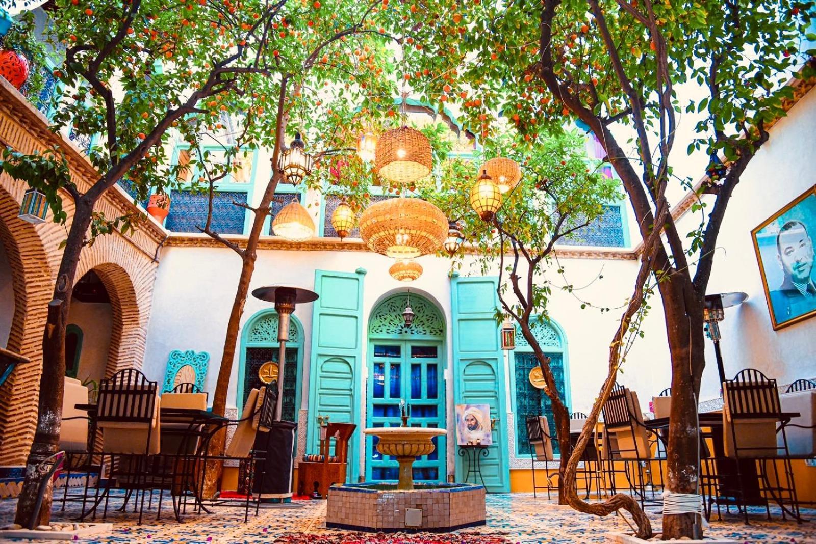 马拉喀什 里亚德铝努尔庭院旅馆酒店 外观 照片